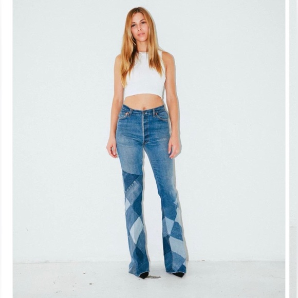 Patchwork Flare Jean - Picture 4 of 7